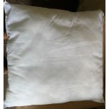 Contents to pallet - approximately 45 polyester cushion infills approx.