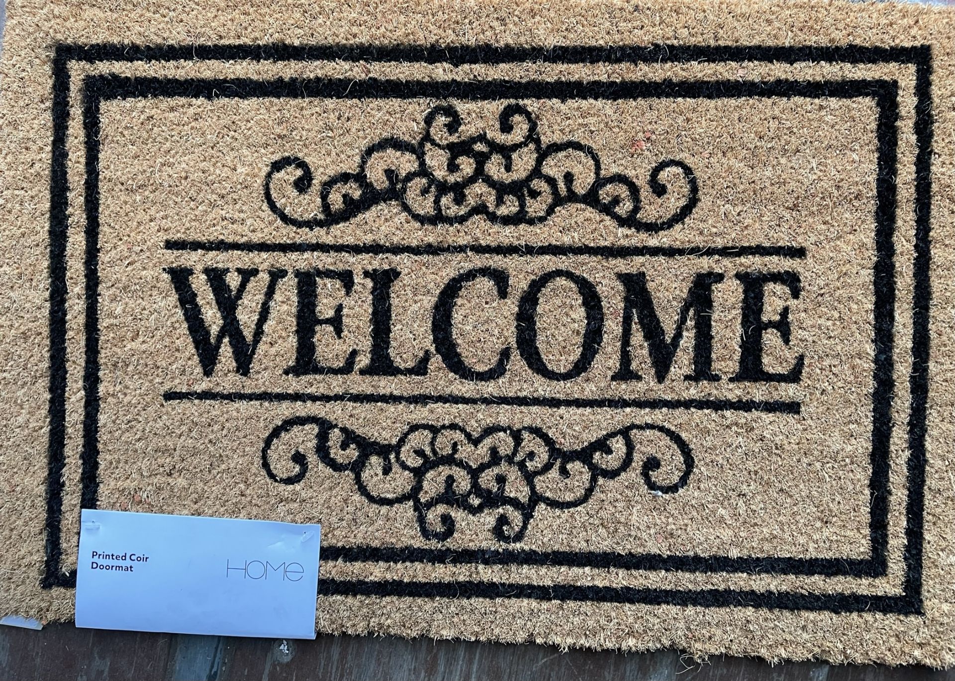 30 x 'Welcome' coir door mats 40 x 60cm (10 outer packs) (saleroom location: container A)