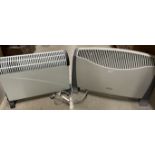 Two convector electric heaters by Delong