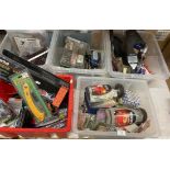 Contents to five boxes - paint brushes,