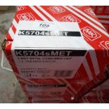 5 X MK K5704SMET Con Unit 4 Way & Switch