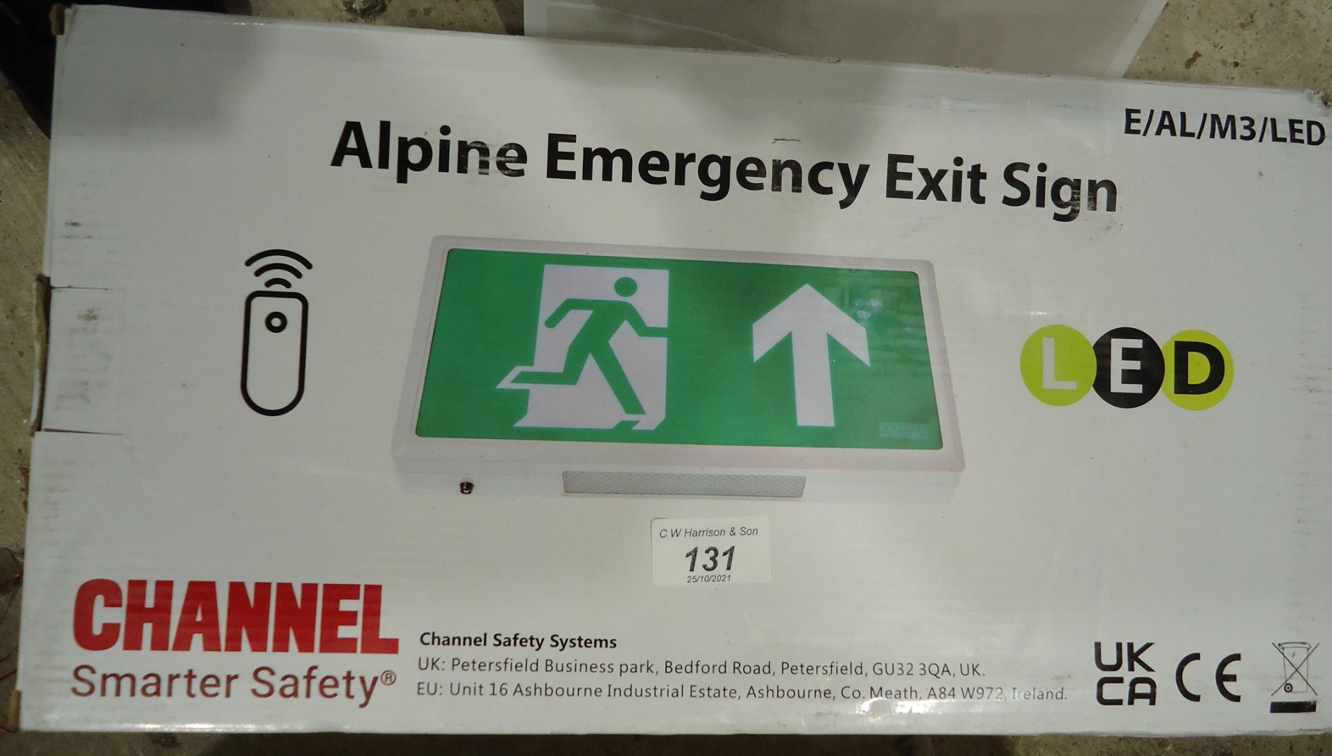 3 X CHANNEL LED EXIT SIGNS