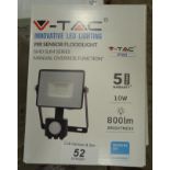 5 X VTAC 10 WATT LED FLOODLIGHTS