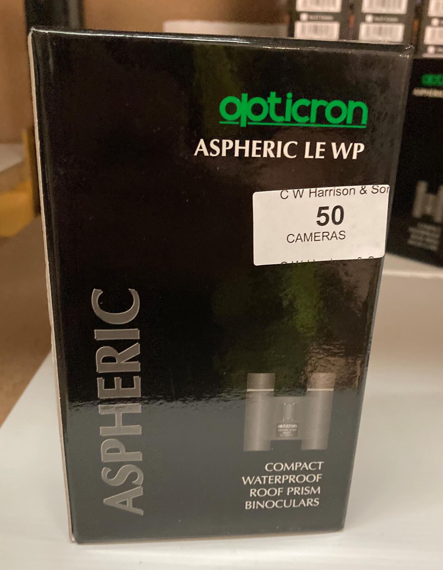 Opticron aspheric LEWP compact waterproof binoculars 8 x 25 (new boxed) (saleroom location: QL05)