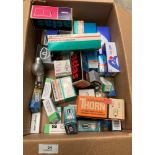 Contents to box - assorted projector and other camera bulbs (saleroom location: QL04)