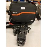 Pentax K-X digital sr camera c/w techno carry case (saleroom location: R11)