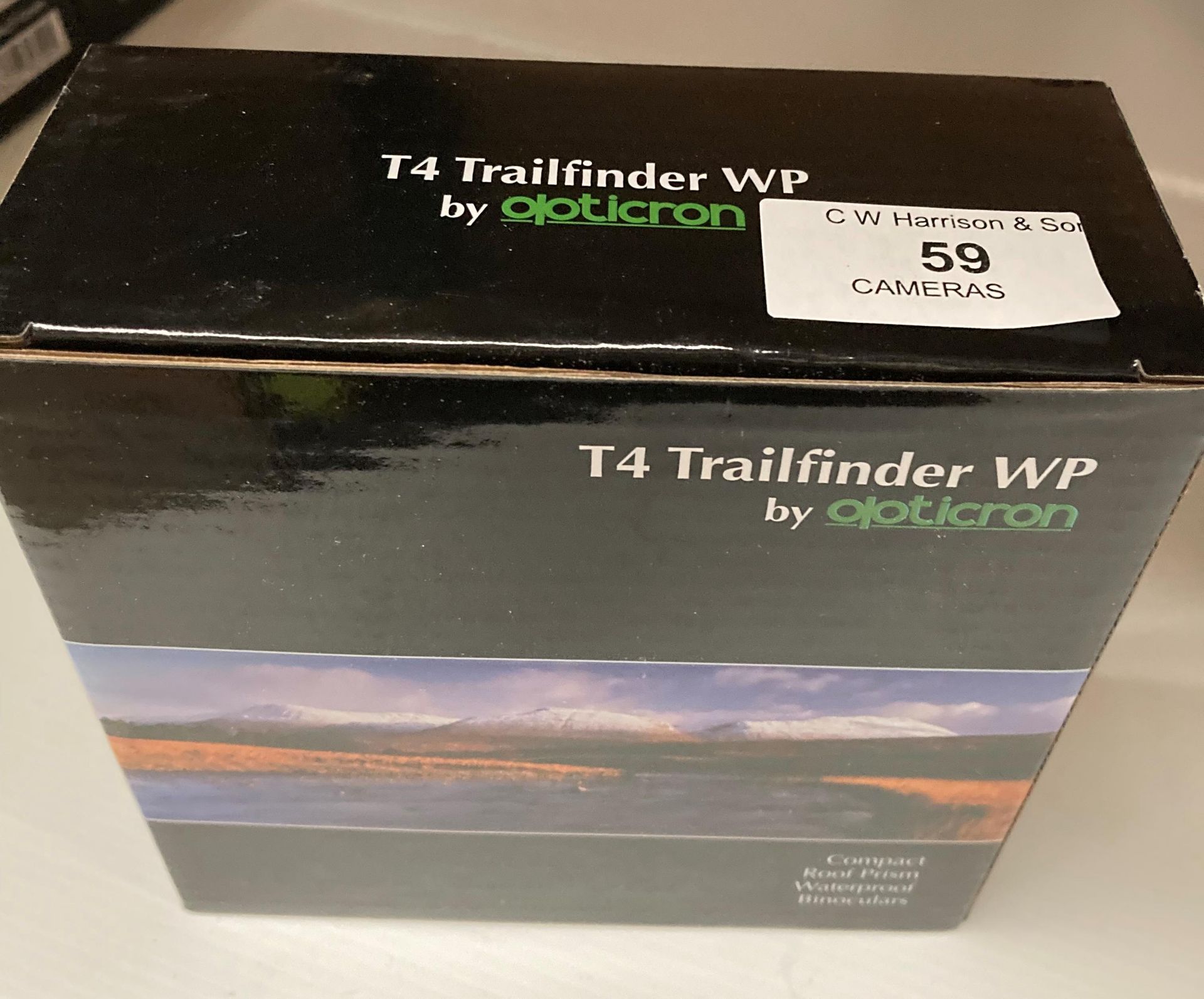 Opticron T4 Trailfinder WP compact waterproof binoculars 10 x 25 (new boxed - RRP £89.