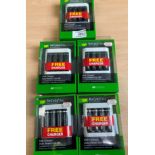 5 x ReCyko Pro USB Chargers - compatible with AA and AAA NIMH batteries (new) (RRP£14.
