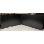 2 x 24" Philips 243V flat screen monitors no stands c/w power leads (saleroom location: M06)