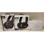 2 x pairs of Lelisu headphones and a Oneo dashcam - (Saleroom Location F08)