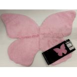 30 x Asda pink butterfly rugs/bath mats - 58cm x 80cm (10 packs of 3)