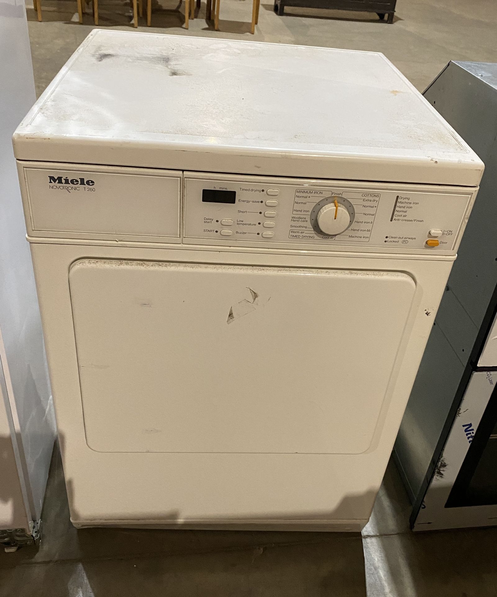 Miele T260 Novotronic tumble dryer - (Saleroom Location MA02)