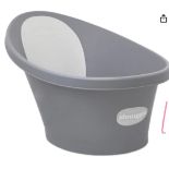 BRAND NEW PACKAGED SHNUGGLE BABY BATH IN GREY/WHITE x2 RRP £40 (Saleroom location: F12)