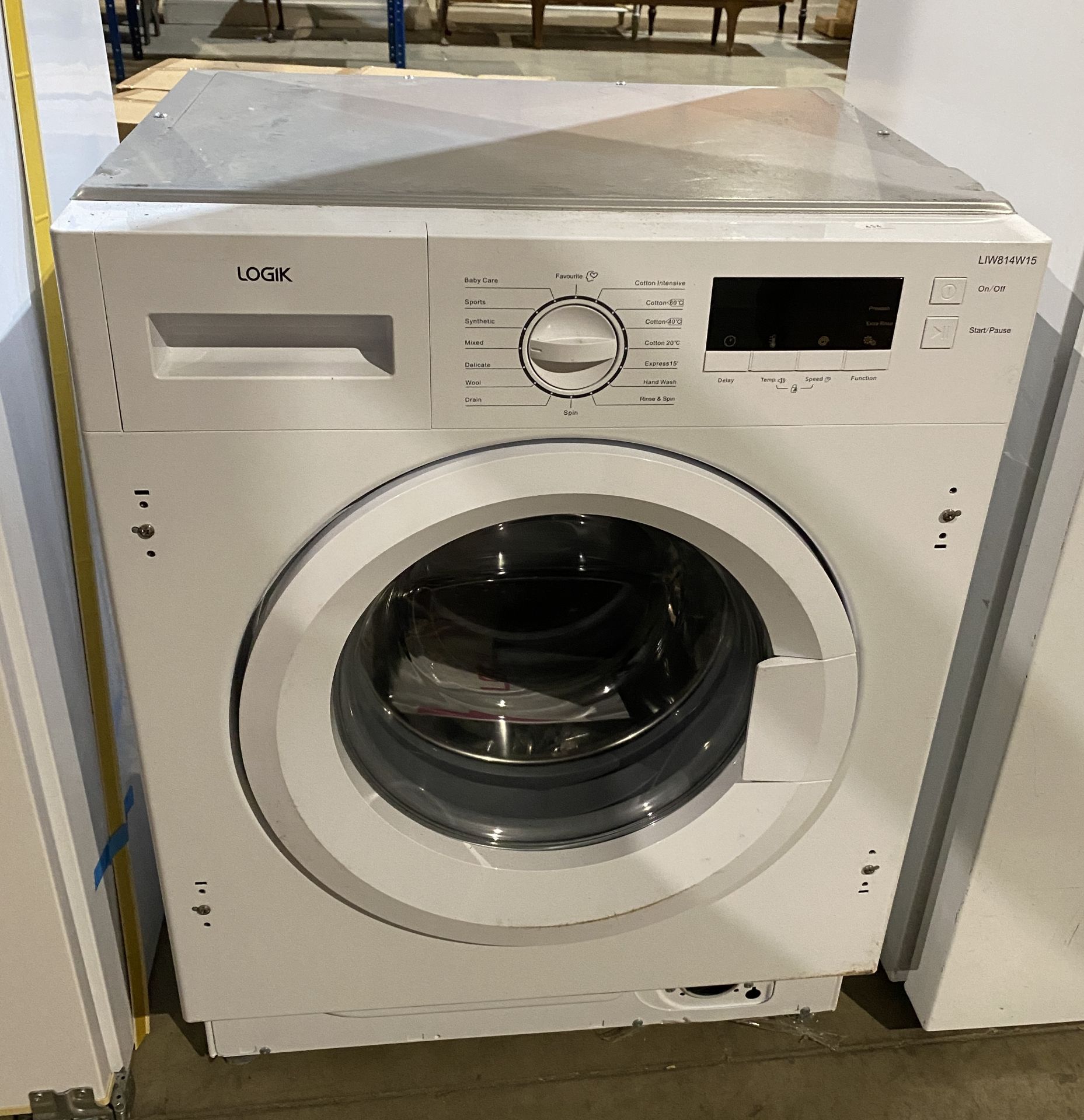 Logik L1W814W15 front loading built-in washing machine - (Saleroom Location MA02)