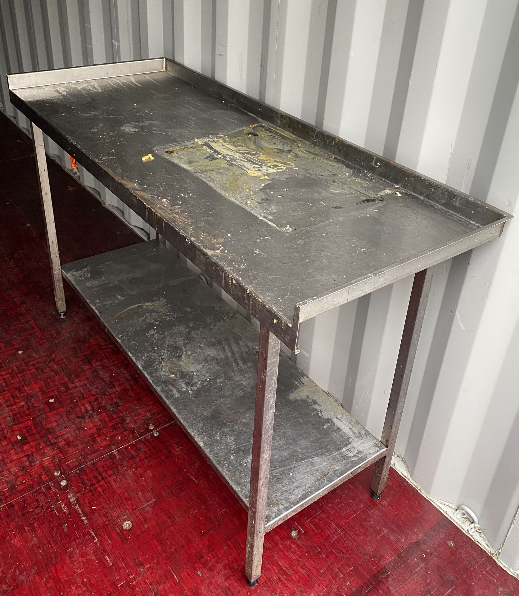 2 tier stainless steel preparation table - 133cm x 60cm x 170cm(h) - Image 2 of 2