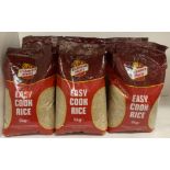 6 x 5kg bags of Island Sun Easy Cook Rice - (Saleroom Location L05)