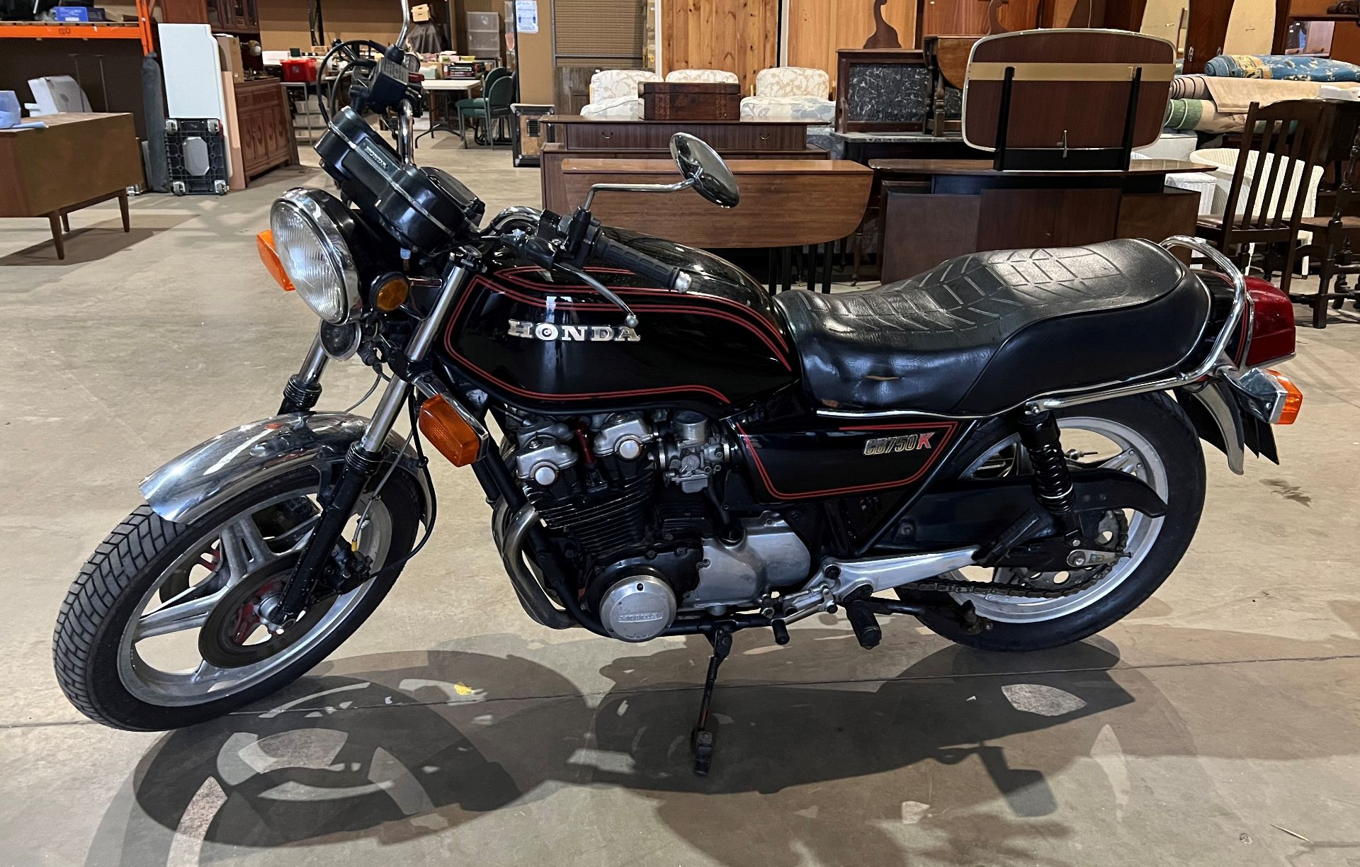 HONDA CB750K MOTORBIKE - Petrol - Black. On the instructions of: A retained client.