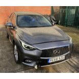 AN INFINITI Q3 LUXE 1.6 AUTOMATIC FIVE DOOR HATCHBACK - Petrol - Grey.