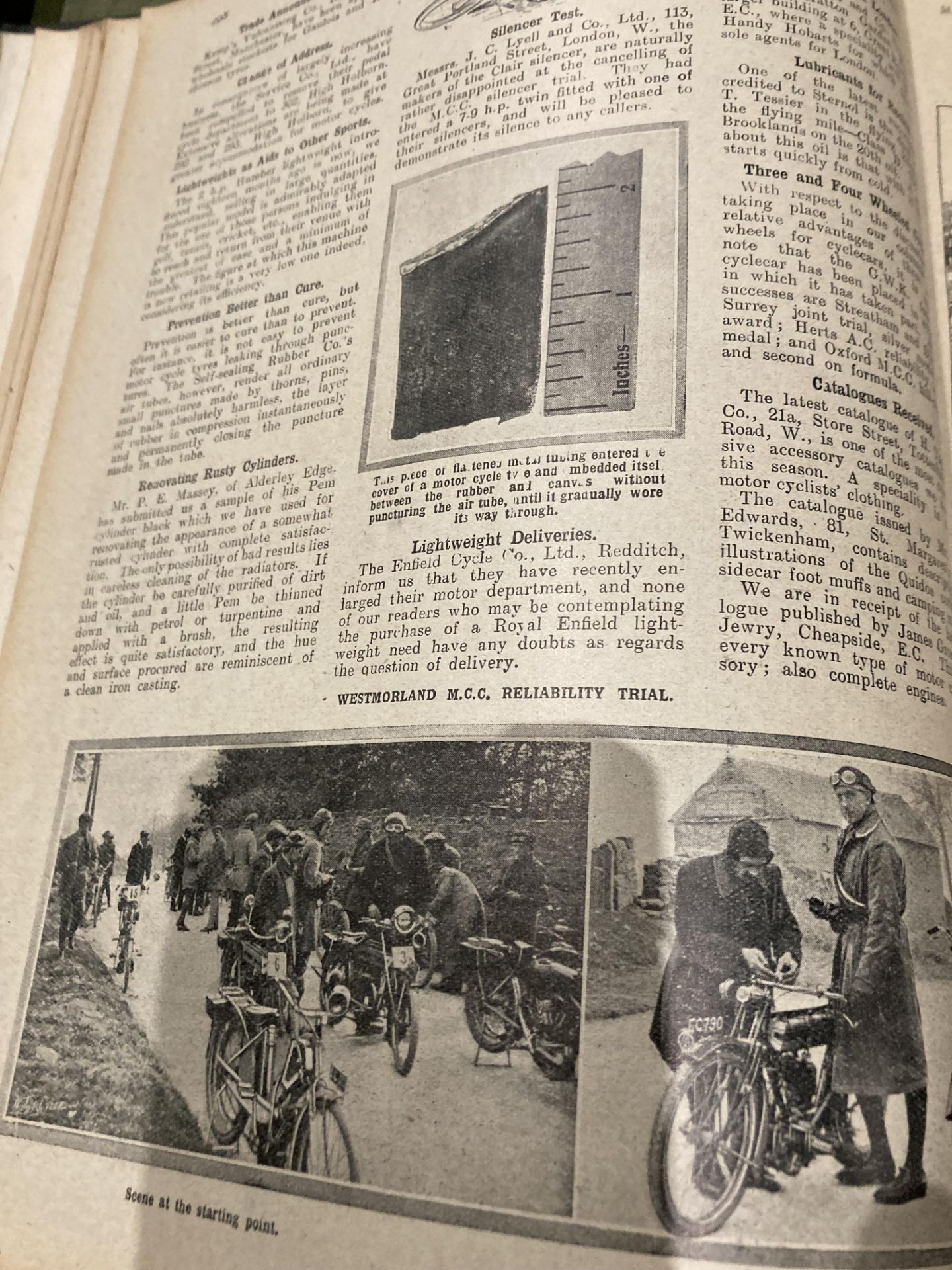 Motor Cycle, vols 2 & 3 of 1912 from vol 10 no 475, - Image 5 of 17