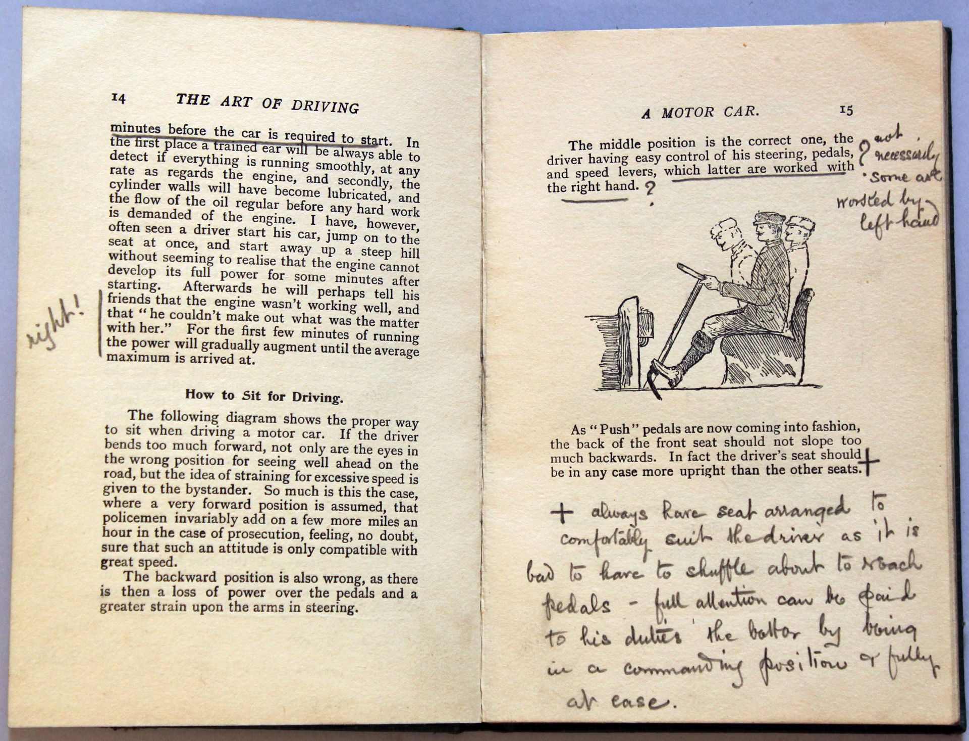 The Art of Driving a Motor Car by Lord Montague with contemporary correction notes 57 pages & 12 of - Bild 8 aus 14