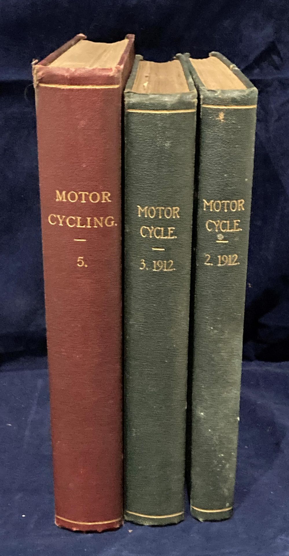 Motor Cycle, vols 2 & 3 of 1912 from vol 10 no 475,