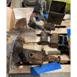 Remaining contents to pallet - drive shaft, a reconditioned alternator, 2 x assorted alternators,