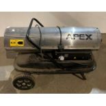 Apex diesel/oil/kerosene fan heater,