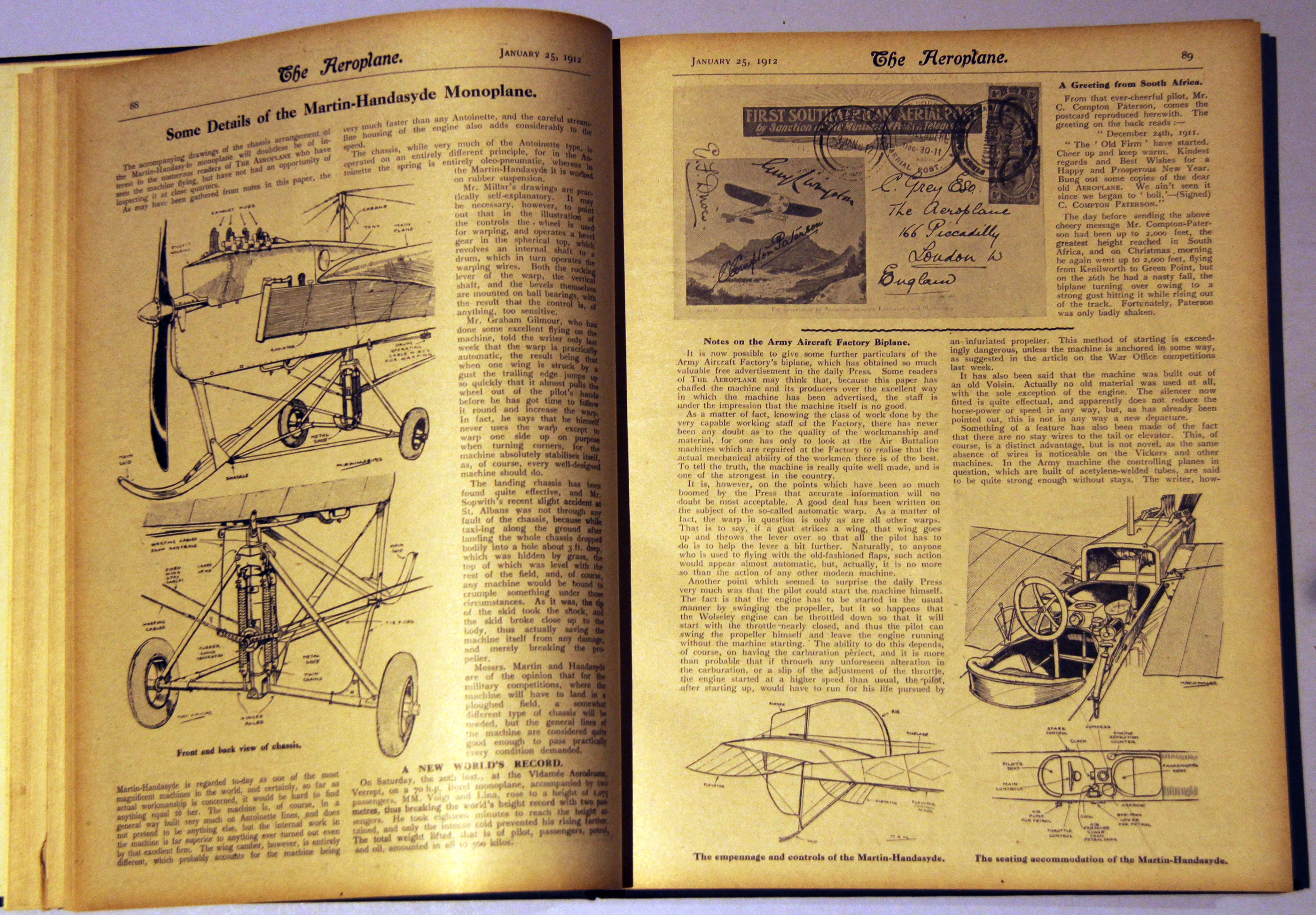 The Aeroplane from Vol I No 1 June 8th 1911 to No 29 Dec 21st December 1911 (lacks nos 4, 5, 12, - Image 11 of 11