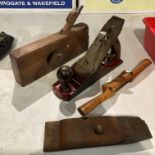 Vintage 'Marples' M4 smoothing plane, wooden block plane, shaving plane,