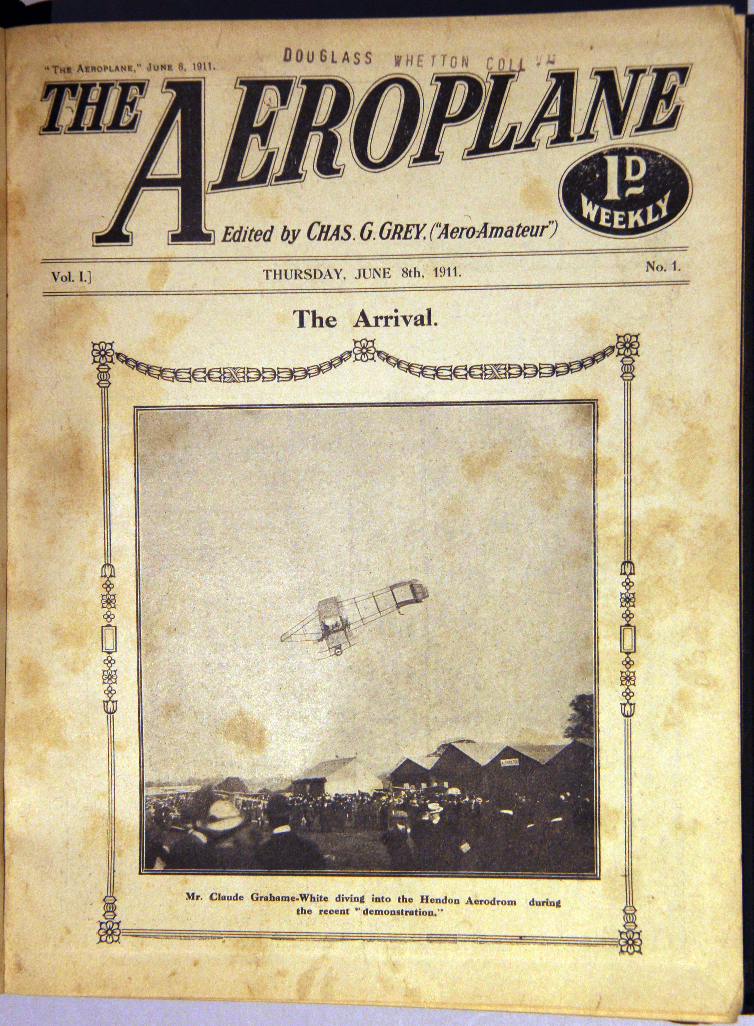 The Aeroplane from Vol I No 1 June 8th 1911 to No 29 Dec 21st December 1911 (lacks nos 4, 5, 12, - Image 3 of 11