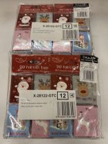 6 x packs of Christmas tags - (Saleroom Location E11)
