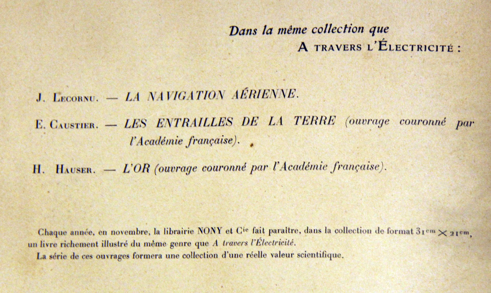 A Travers L’Electricite par Georges Dary, 3rd ed 1903, - Image 5 of 7