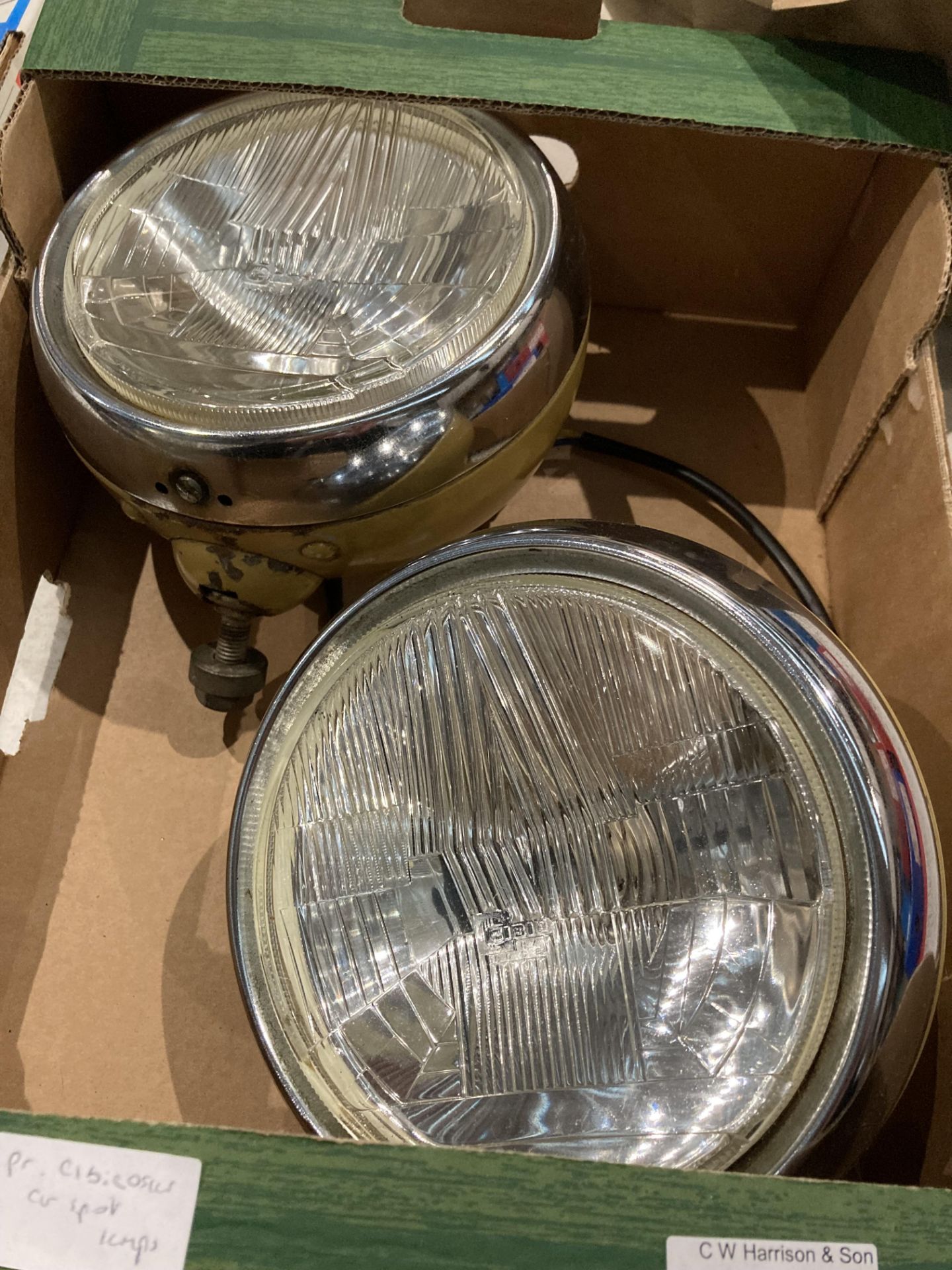 Pair of Cibie Car spot lamps (saleroom location: S3 T3)
