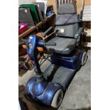A Pride Victory four-wheel mobility scooter complete with charger and key (non runner) (saleroom