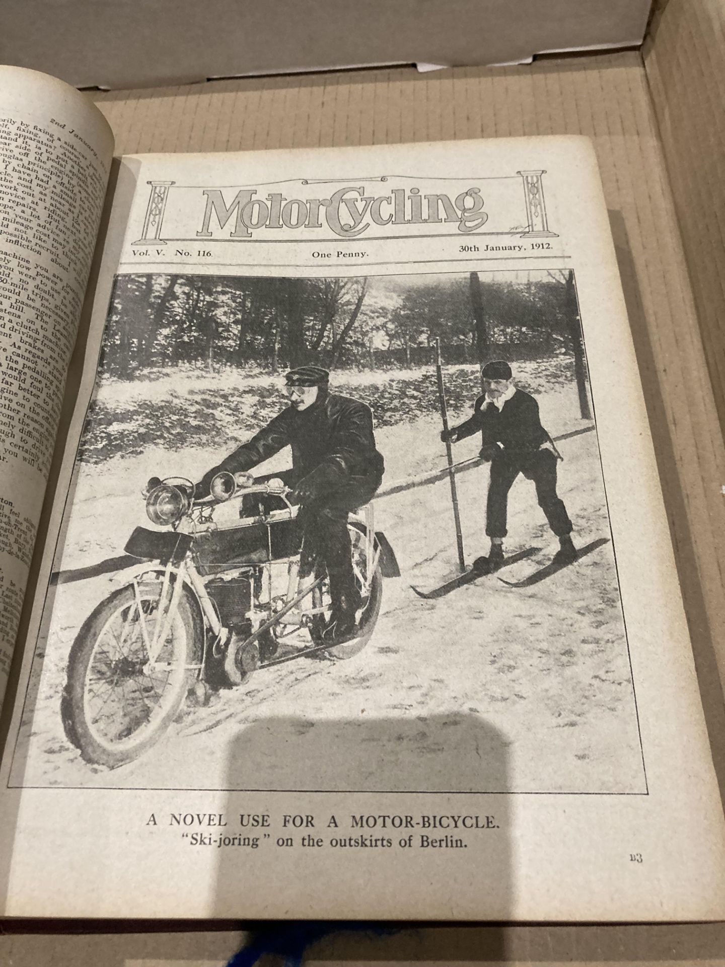 Motor Cycle, vols 2 & 3 of 1912 from vol 10 no 475, - Image 17 of 17