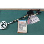 Vintage Fisher M-Scope CZ-6 Quick Silver metal detector with paperwork plus a selection of