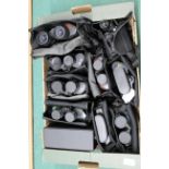 Ten pairs of cased binoculars