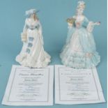 Two boxed limited edition Coalport lady figurines from the 'Femme Fatales' series,