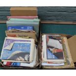 A box and a half of Royal commemorative newspapers, magazines etc from early QEII,