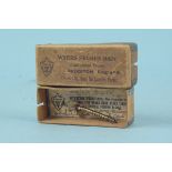 A vintage Wyers Freres box with lure