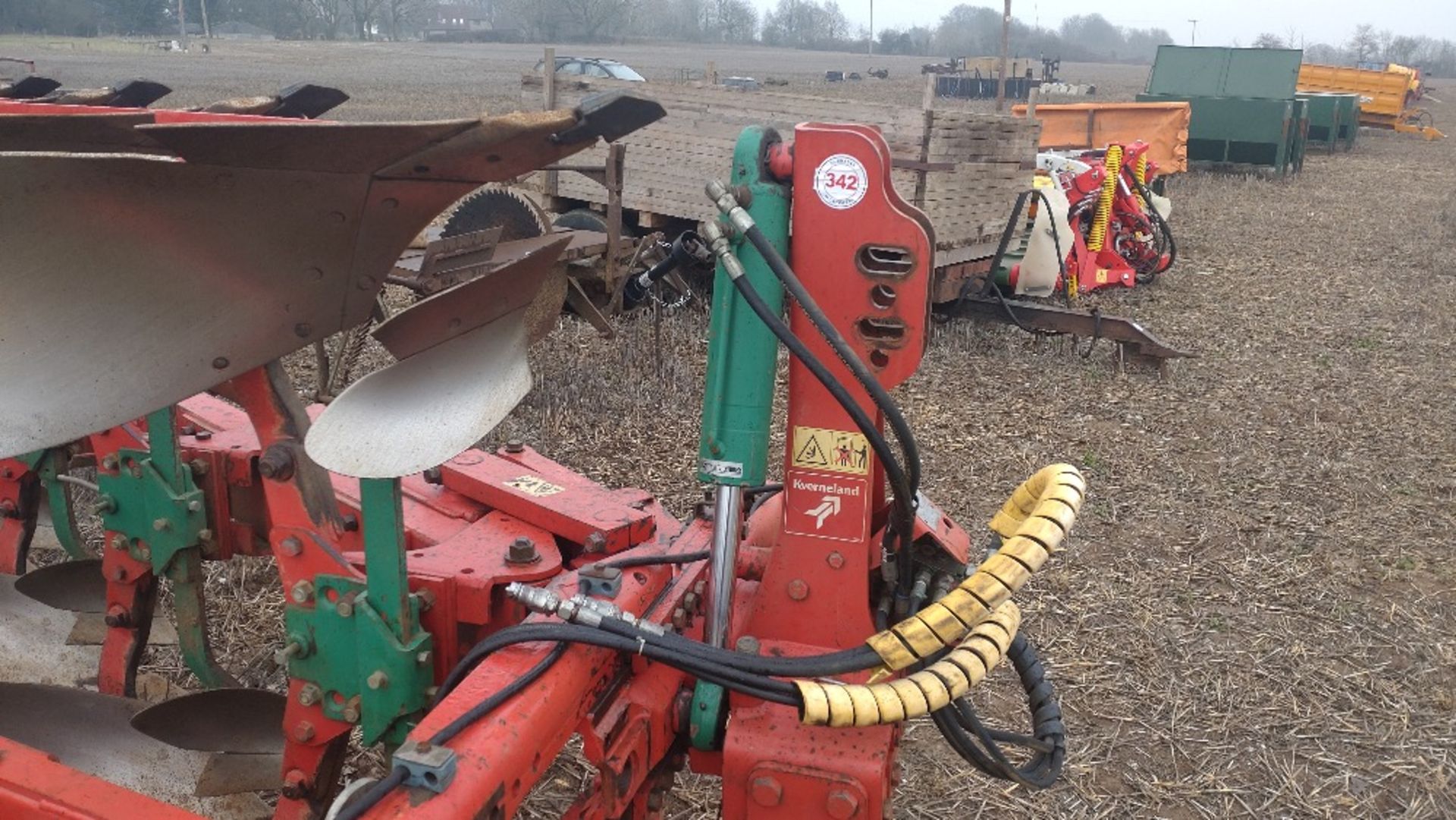 Kevernland Plough LB85, 5 furrow vari width, HD press arm, no 28 bodies, - Image 3 of 5