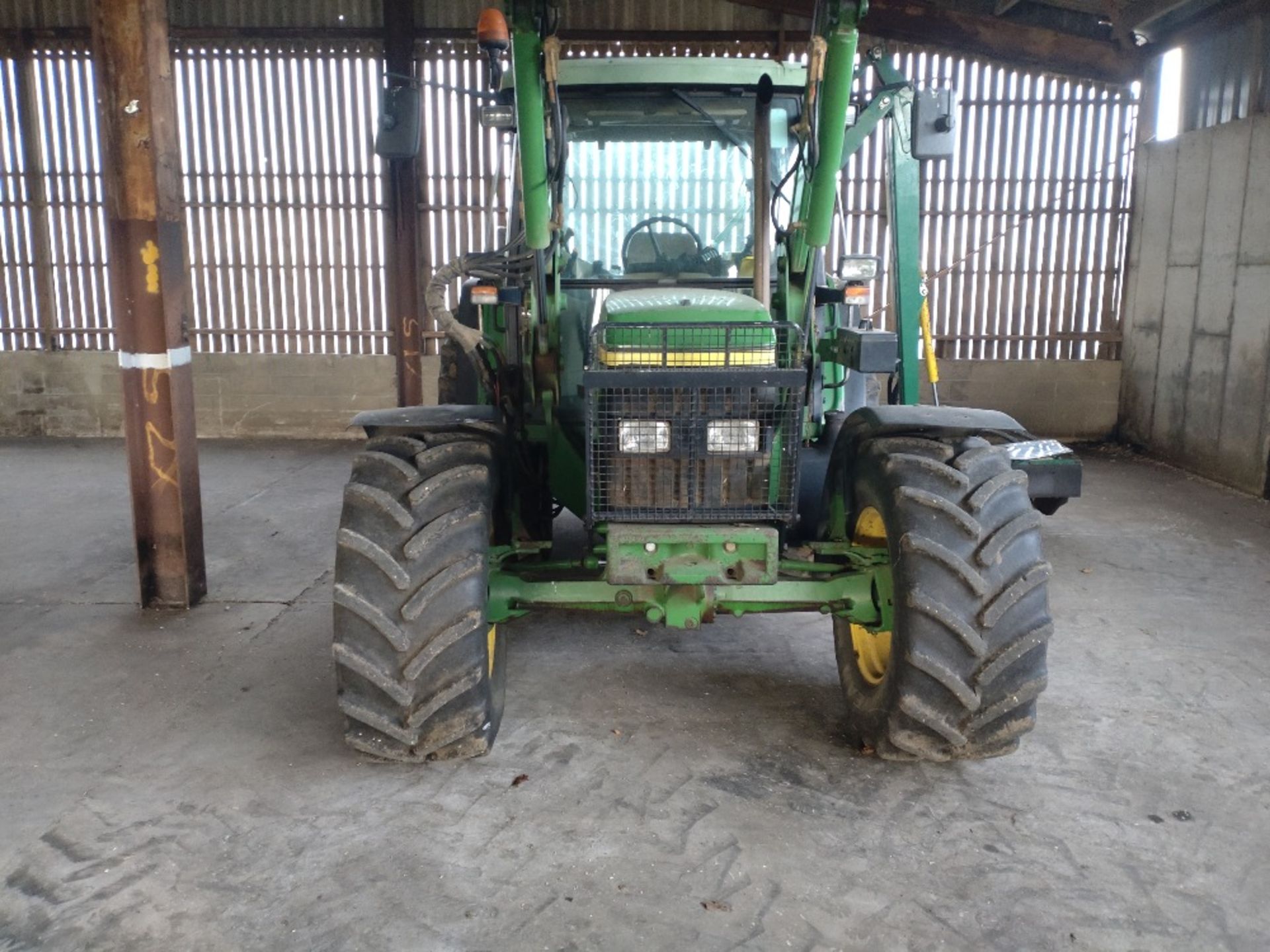 2002 John Deere 6310 4wd Tractor, 8,393 hours, Reg AP02 KPV, s/n L06310V344601, - Image 6 of 18