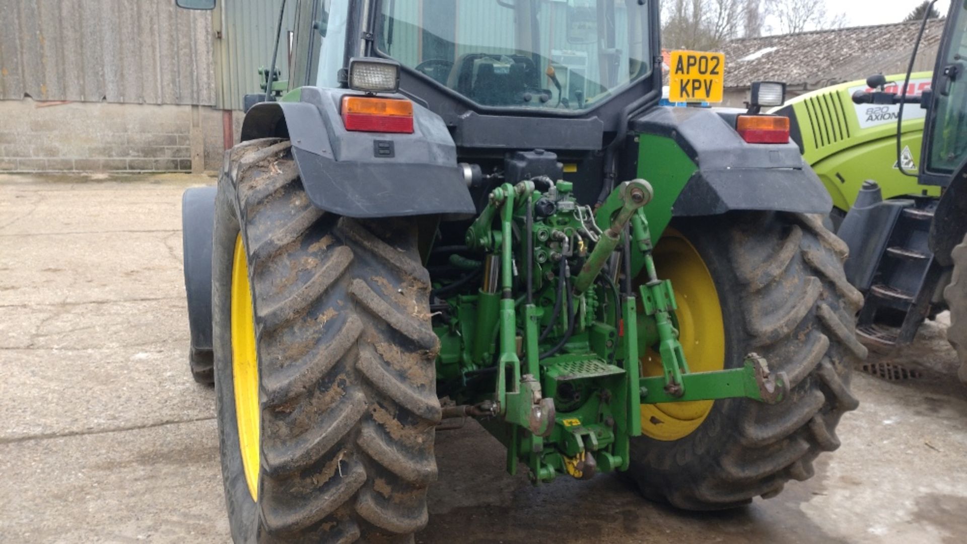 2002 John Deere 6310 4wd Tractor, 8,393 hours, Reg AP02 KPV, s/n L06310V344601, - Image 4 of 18