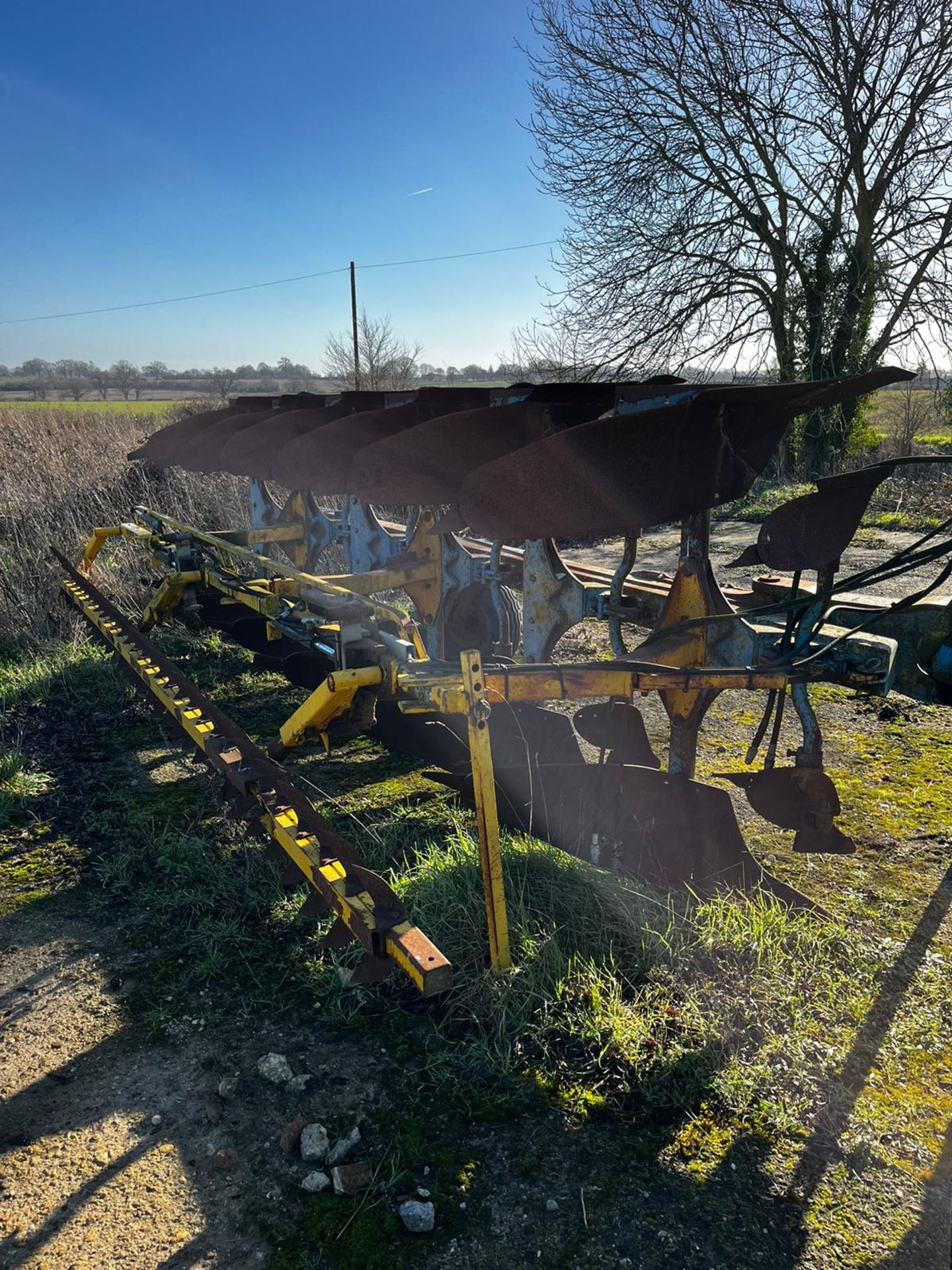 Lemken Ophl 16 6 furrow reversible plough c/w Claydon furrow cracker - Image 2 of 2