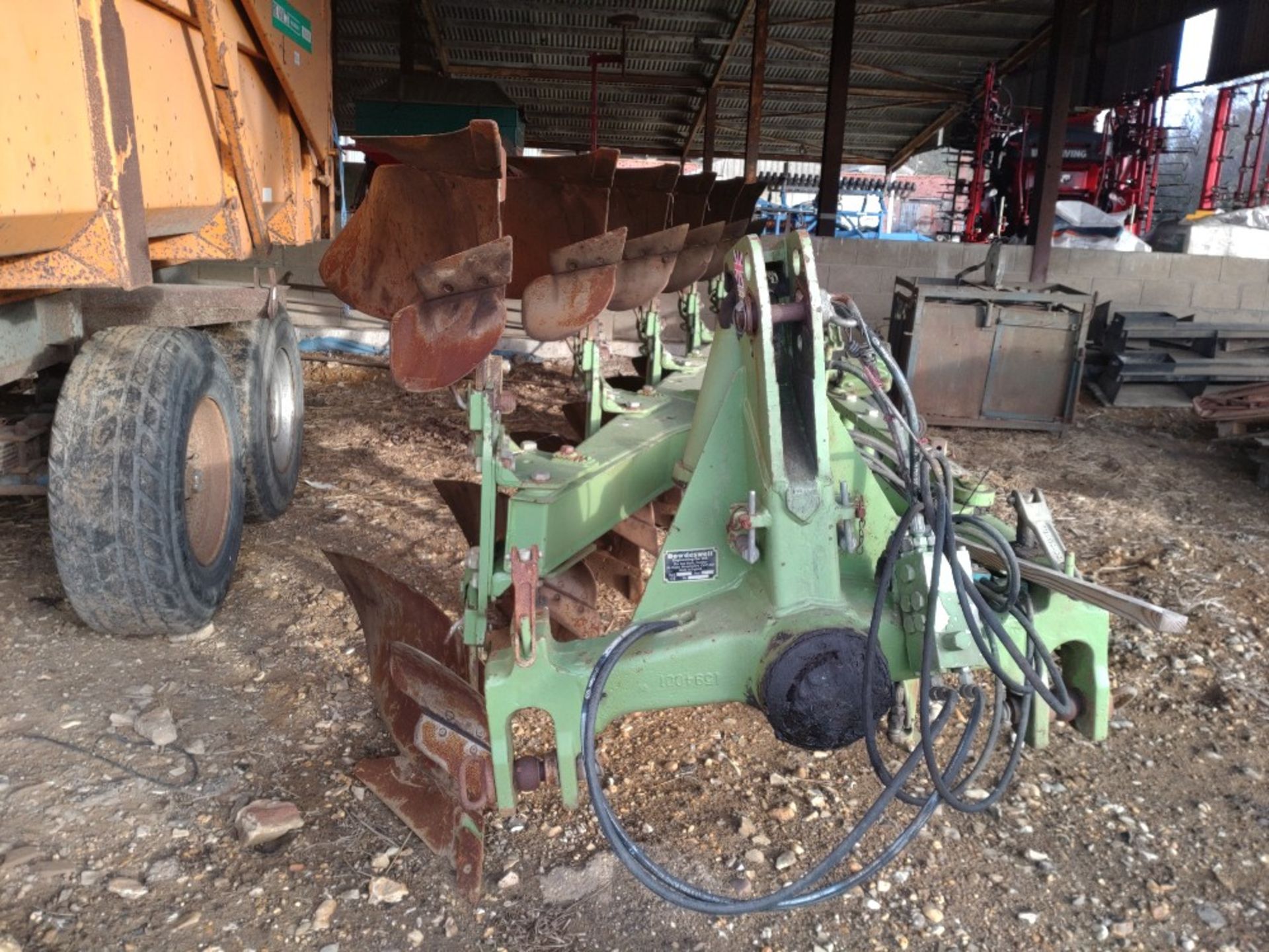 2013 Dowdeswell 145 Series MA 6 furrow reversible plough s/n 13MA36070 - Image 3 of 5