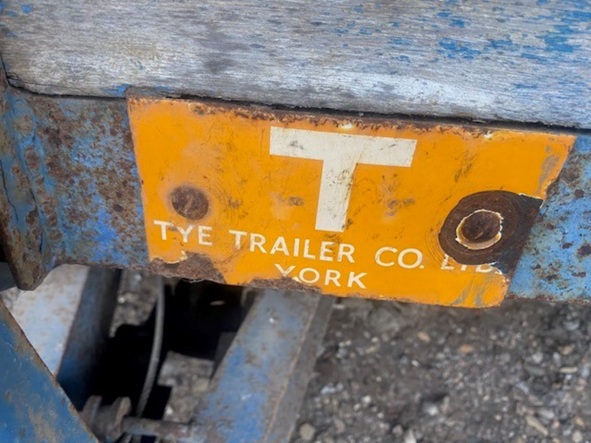 3-4 ton Tye tipping trailer in lovely original condition, - Image 6 of 7