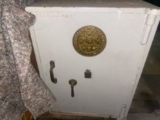 Jewellers safe with key