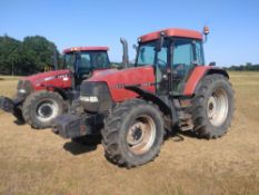 Case MX135 tractor, 580/70/38 rears 480/70 28 fronts both 80% full set of weights.