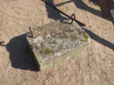 Concrete balance weight for Tractor,