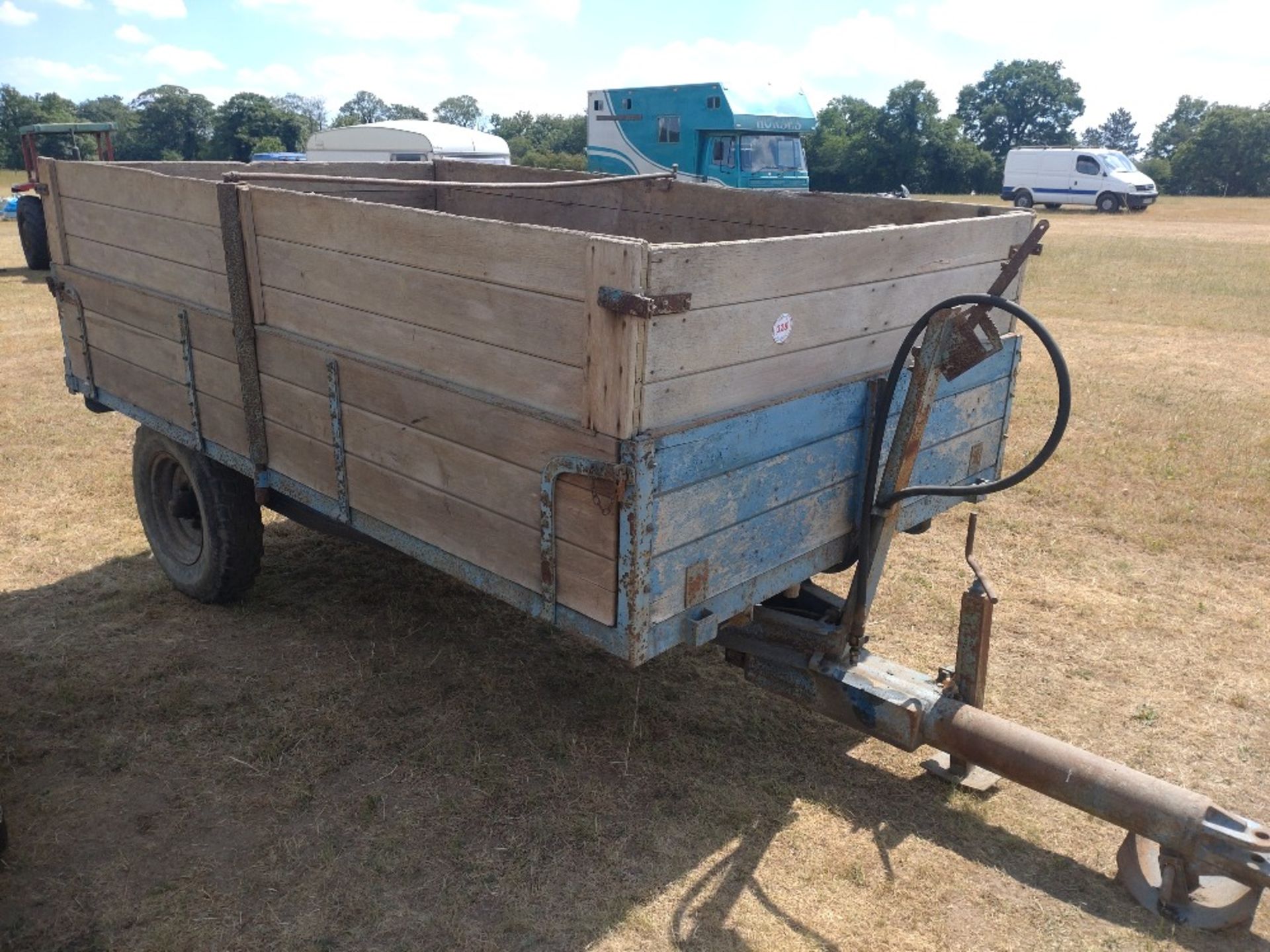 3-4 ton Tye tipping trailer in lovely original condition, - Image 7 of 7